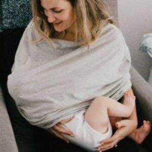 BAMBINI • LIGHT GRAY 5-IN-1 MULTI-USE NURSING COVER